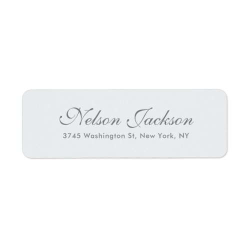 Simple Plain Minimalist Elegant Modern Pastel Label