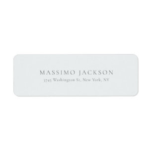 Simple Plain Minimalist Elegant Modern Pastel Label