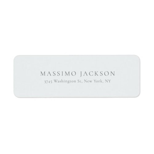 Simple Plain Minimalist Elegant Modern Pastel Label