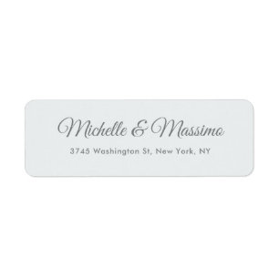 Simple Plain Minimalist Elegant Modern Pastel Label
