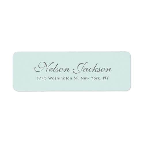 Simple Plain Minimalist Elegant Modern Pastel Label