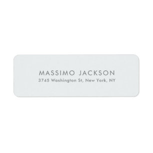 Simple Plain Minimalist Elegant Modern Pastel Label