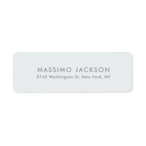 Simple Plain Minimalist Elegant Modern Pastel Label