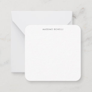 Simple Plain Modern Elegant Note Card
