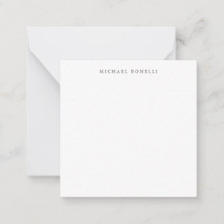Simple Plain Modern Elegant  Note Card