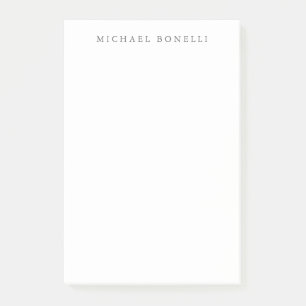 Simple Plain Modern Elegant Post-it Notes