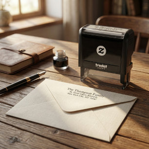  Simple plain modern elegant  return address  Self-inking Stamp