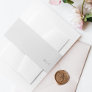 Simple Plain Modern Text Ultimate Gray Wedding Invitation Belly Band
