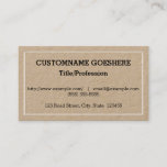 [ Thumbnail: Simple, Plain Professional Business Card ]