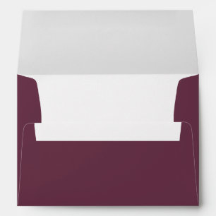 Simple Plain Purple Plum Envelope