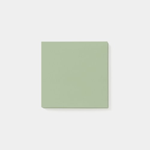 Simple Plain Sage Green Post-it Notes