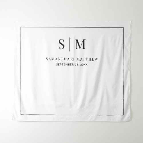 Simple Plain White Background Wedding Backdrop