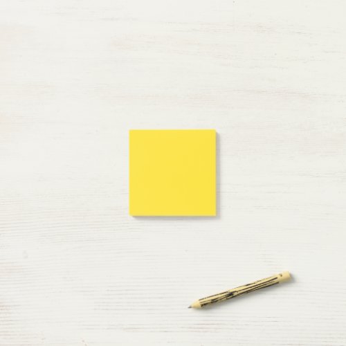 Simple Plain Yellow Post-it Notes