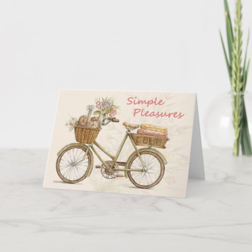 Simple Pleasures _ Greeting Card