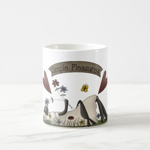 Simple Pleasures Primitive Country Sheep Coffee Mug