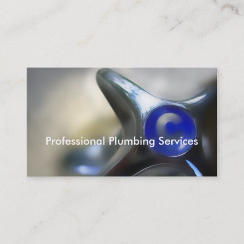 Simple Plumber Business Cards
