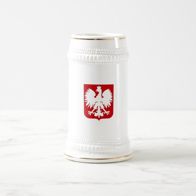 Simple Polish eagle Stein (Center)