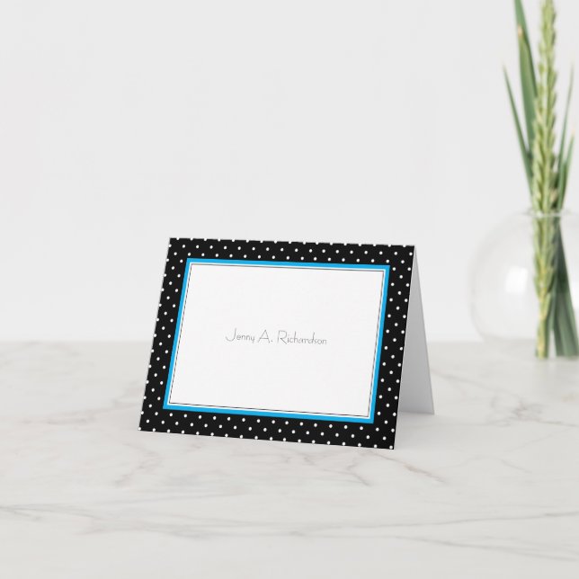 Simple Polka Dot Card (Front)