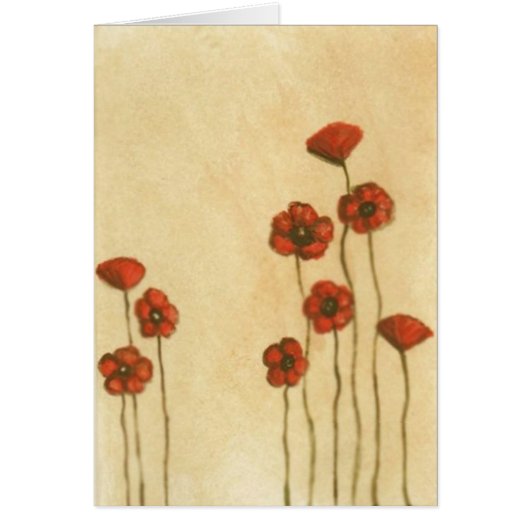 Simple Poppies Cards (Front)