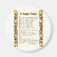 simple prayer by St. Francis of Assisi