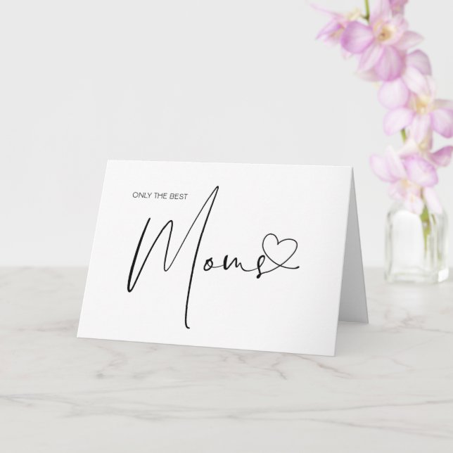 Simple Pregnancy Announcement Baby Reveal to Mom (Orchid)