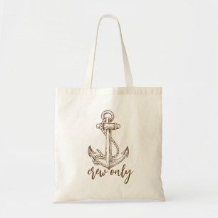Simple Preppy Nautical Sailing Modern Minimalist Tote Bag