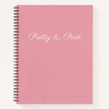 Simple Pretty & Paid Notebook