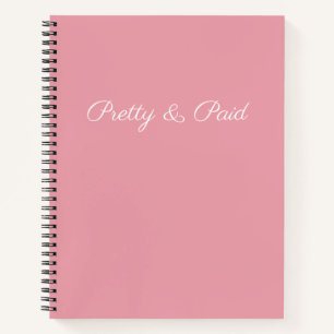 Simple Pretty & Paid Notebook