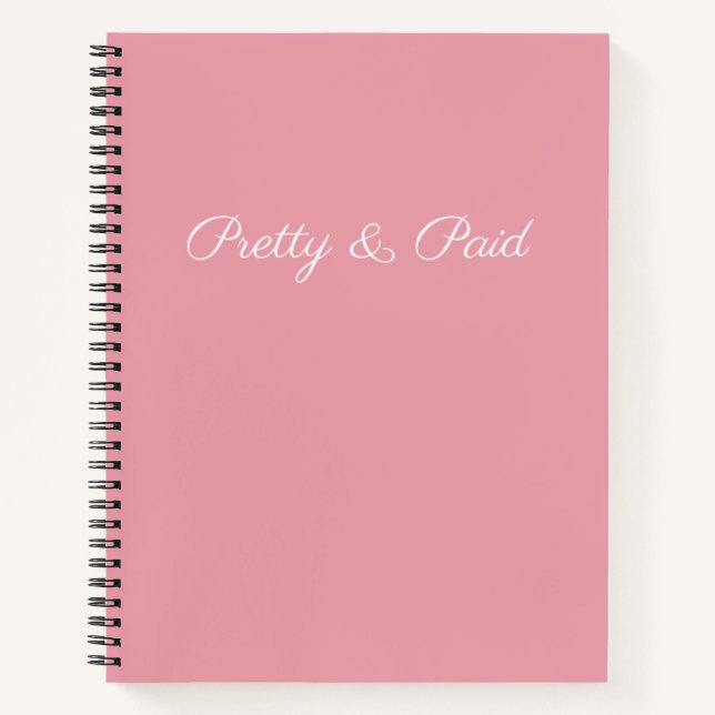 Simple Pretty & Paid Notebook (Front)