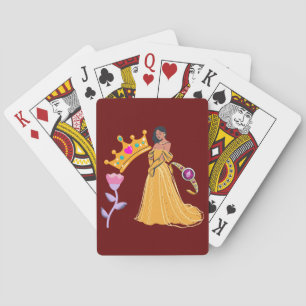 Simple Princess Poker Cards