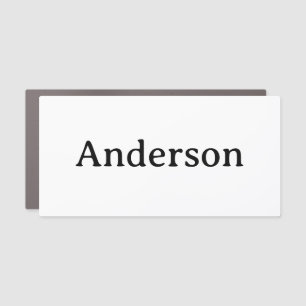 Simple Professional 10" X 20" Rectangle Rounded Car Magnet