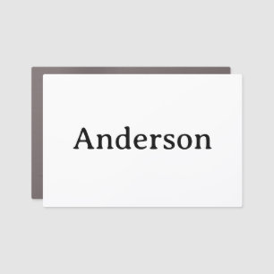 Simple Professional 12" X 18" Rectangle Rounded Car Magnet