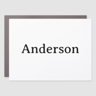 Simple Professional 18" X 24" Rectangle Rounded Car Magnet