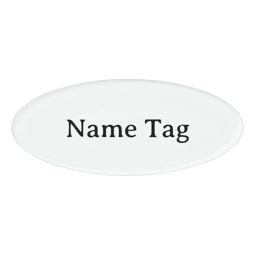 Simple Professional 3" x 1.125" Name Tag
