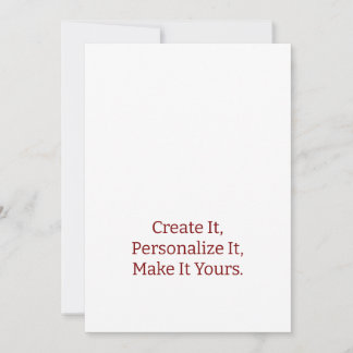 Simple Professional 5" x 7" Wedding Invitation