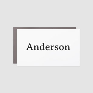Simple Professional 7" X 12" Rectangle Normal Car Magnet