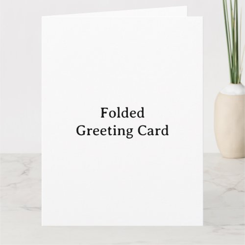 Simple Professional 8.5" x 11" Folded Greeting Card