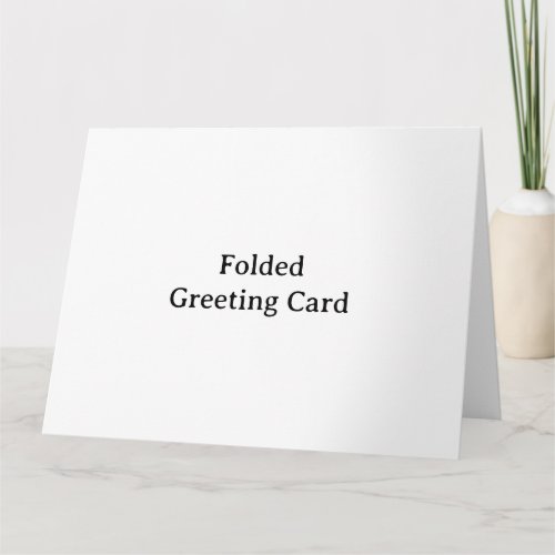 Simple Professional 8.5" x 11" Folded Greeting Card