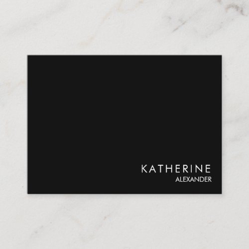 Simple  Professional BW  Business Card