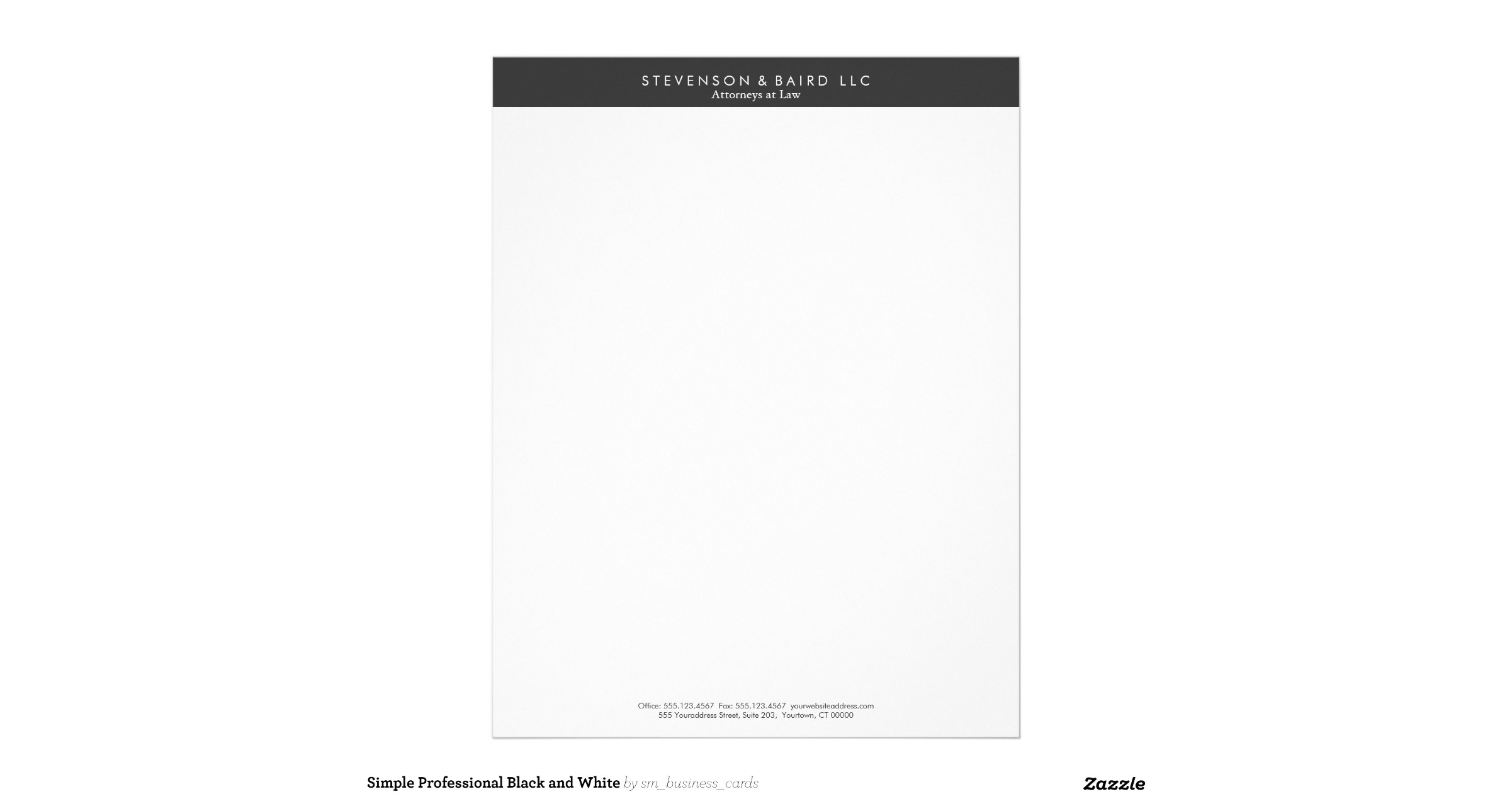 simple_professional_black_and_white_letterhead ...