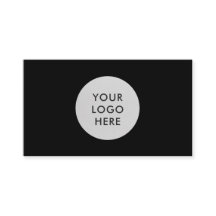 Simple Professional Black Logo QR Code Company