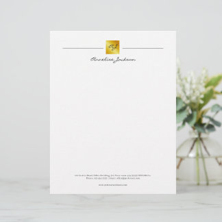 Simple Professional Branding Business Letterhead