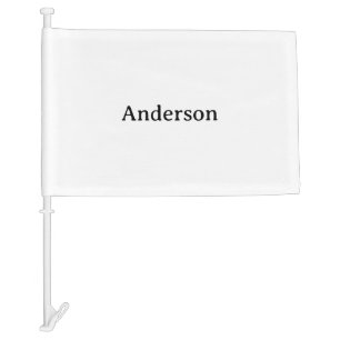 Simple Professional Business 10.5" x 15.5" Car Flag