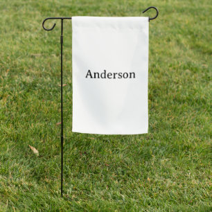 Simple Professional Business 12" x 18" Garden Flag
