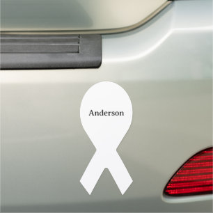 Simple Professional Business 4" x 8" Ribbon Car Magnet