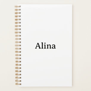Simple Professional Business 5.5" x 8.5" Planner