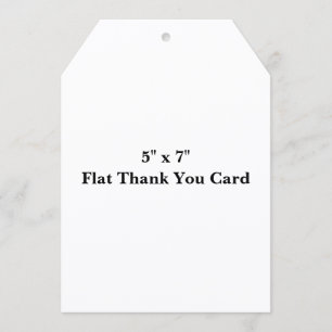 Simple Professional Business 5" x 7" Flat Thank You Card