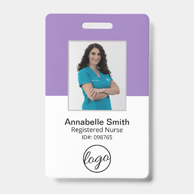 Simple Professional Business Badge (Front)
