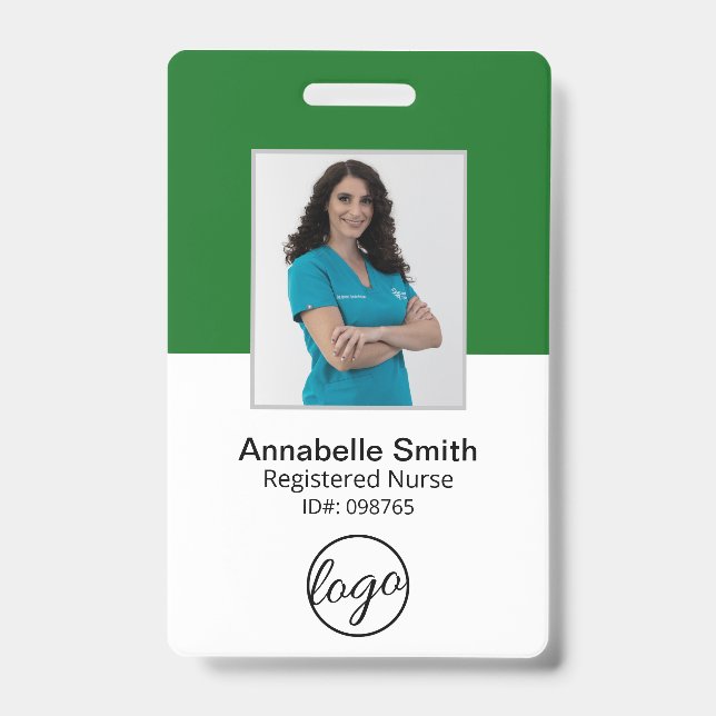 Simple Professional Business Badge (Front)
