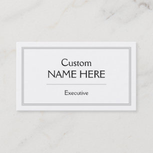 Simple & Professional Business Card